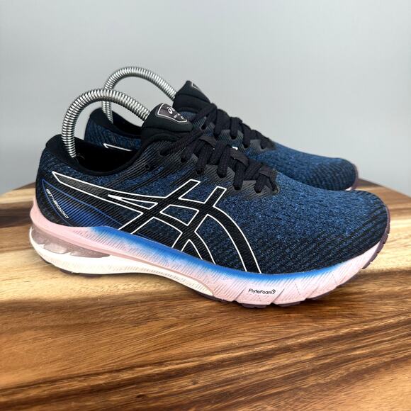 Asics Women's Size 8 Wide GT 2000 10 Blue Running Shoes Sneakers 1012B044 - Picture 1 of 9